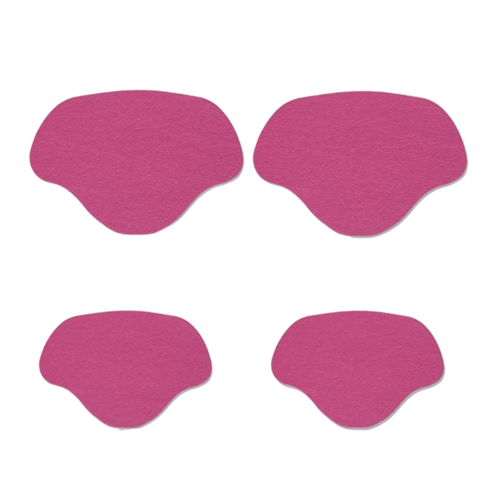Shoe Heel Pad Insoles Heel Repair Heel Stick for Men & Women High Heels rose red