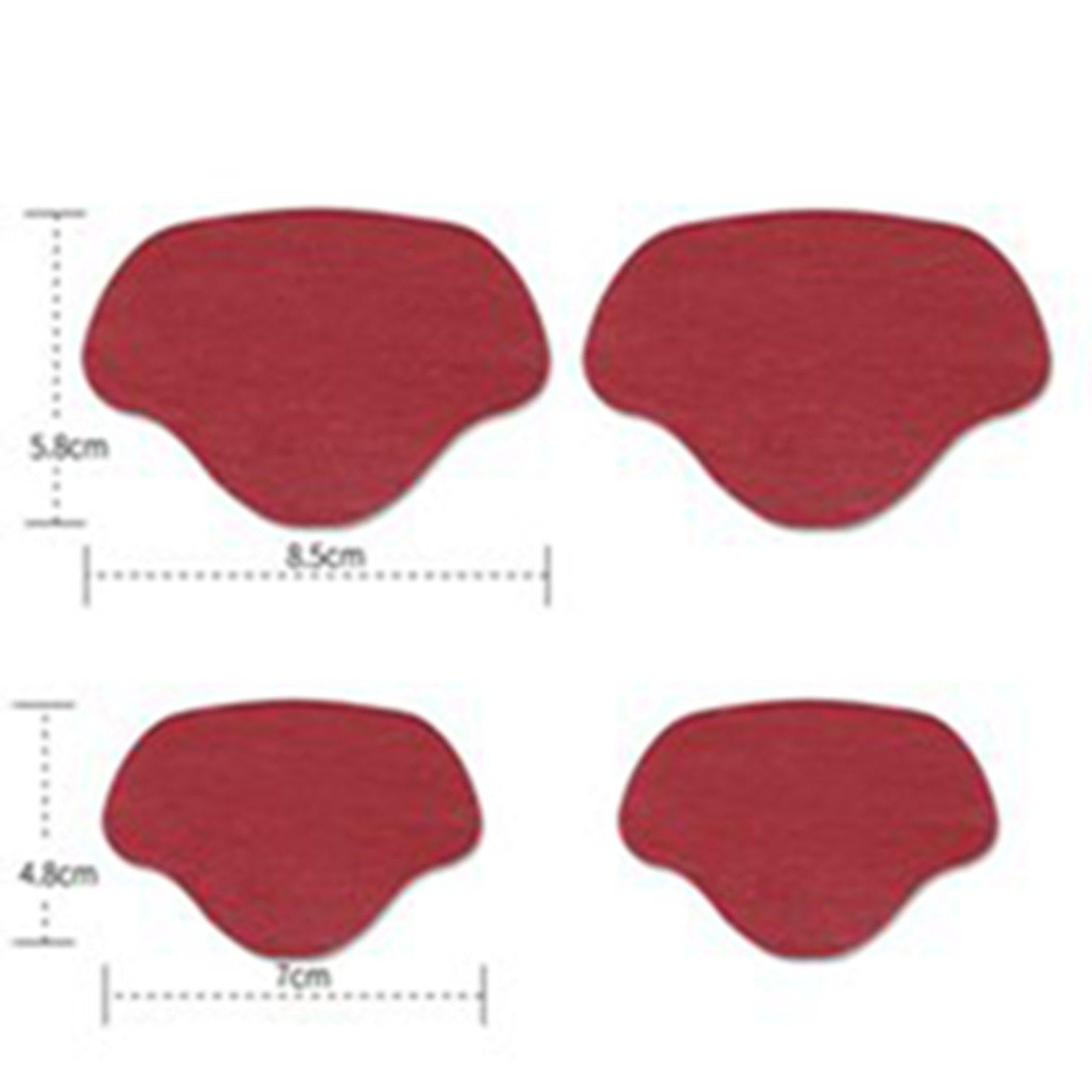 Shoe Heel Pad Insoles Heel Repair Heel Stick for Men & Women High Heels wine red