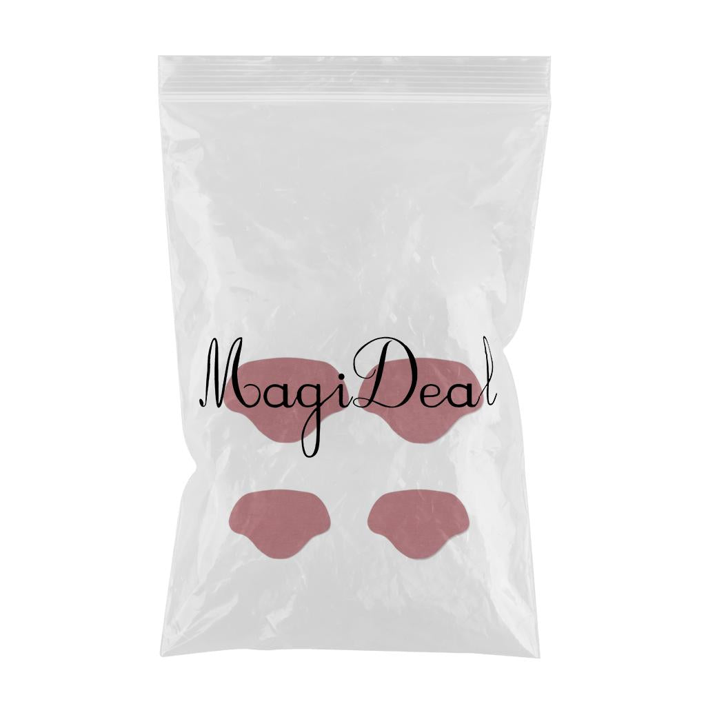 Shoe Heel Pad Insoles Heel Repair Heel Stick for Men & Women High Heels wine red