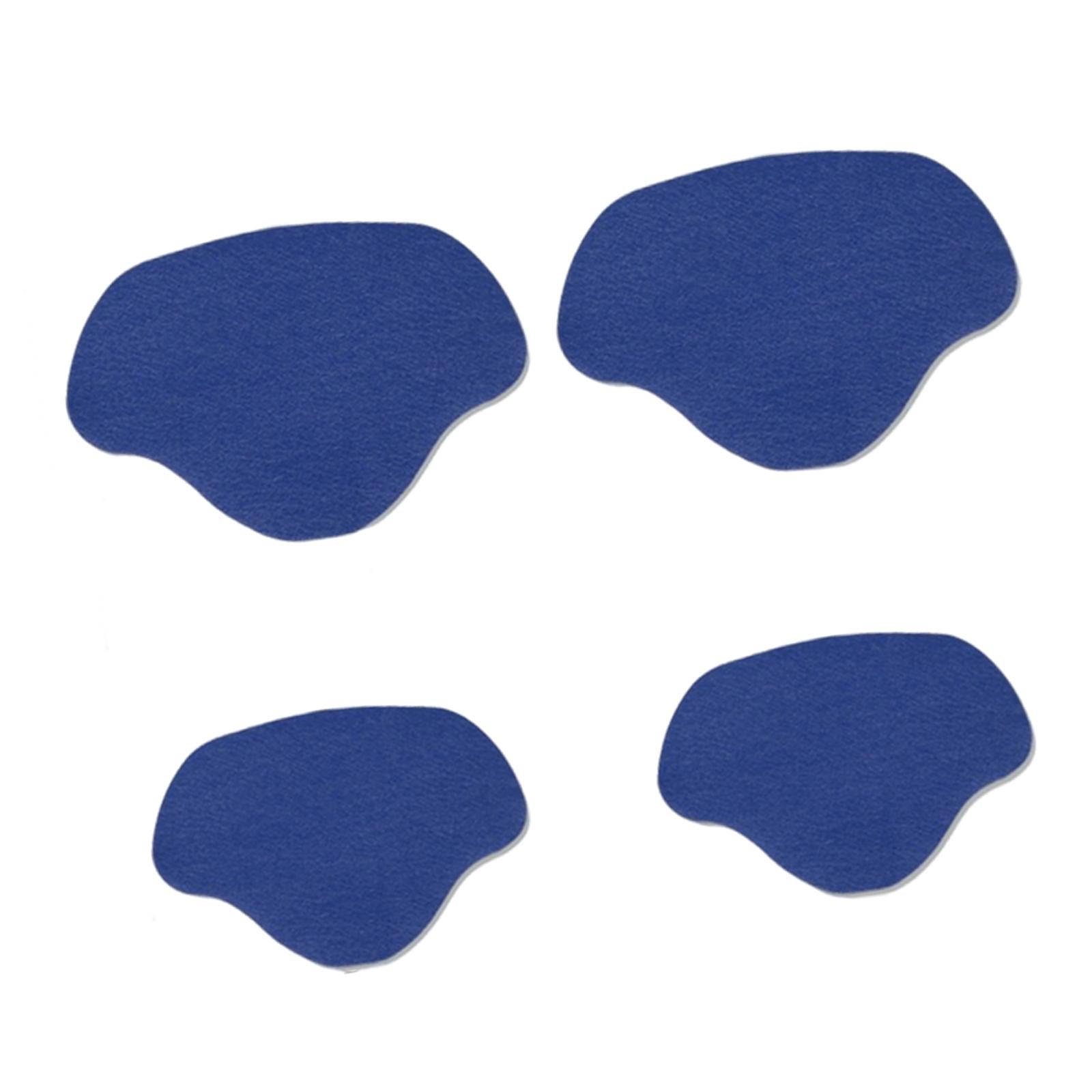 Shoe Heel Pad Insoles Heel Repair Heel Stick for Men & Women High Heels blue