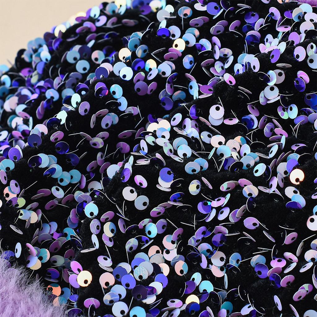 WOMENS LADIES KNIT WINTER POM POM SKI BEANIE HAT FLEECE LINING Light purple