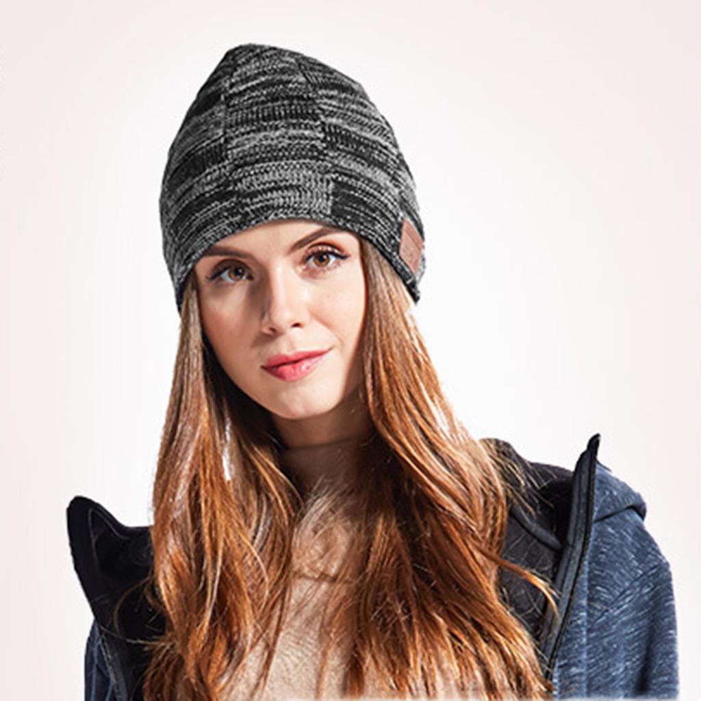 Speaker Beanie Hat Warm Caps Smart Headset Headphones Wireless Bluetooth