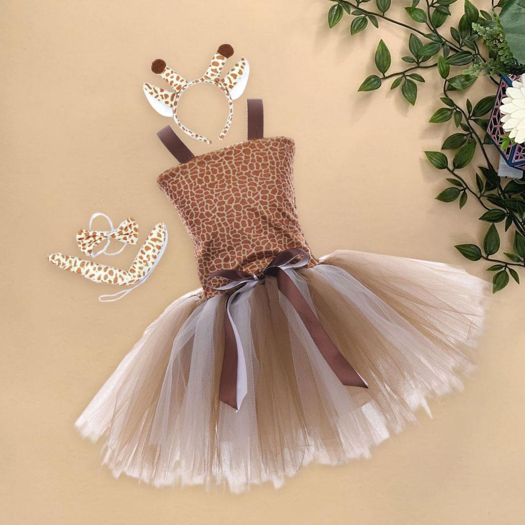 Baby Toddler Girl Fancy Tutu Dress Costume Party Outfit Cosplay Clothes S
