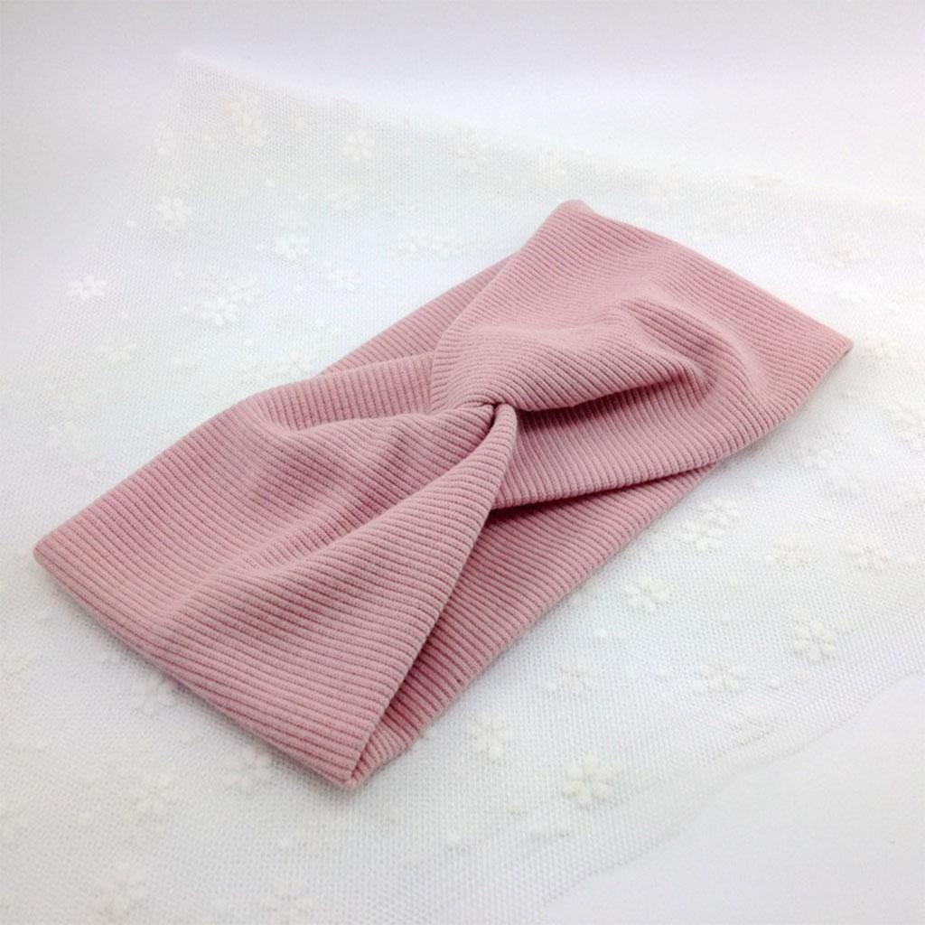 Women's Stretchy Hair Bands Girls Headwrap Bandage for Yoga Hair Accessories Pink