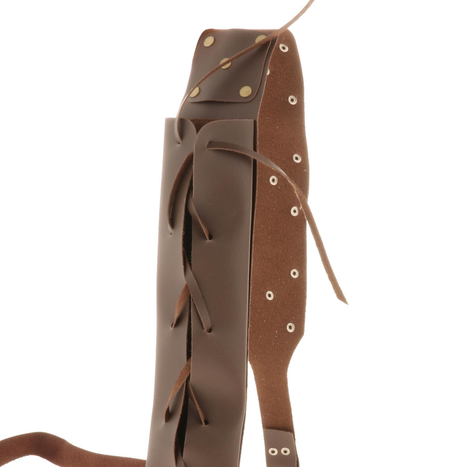 Sword Belt Back Sheath for Adult Huntsman Knight Rapier Scabbard Frog Holder Coffee