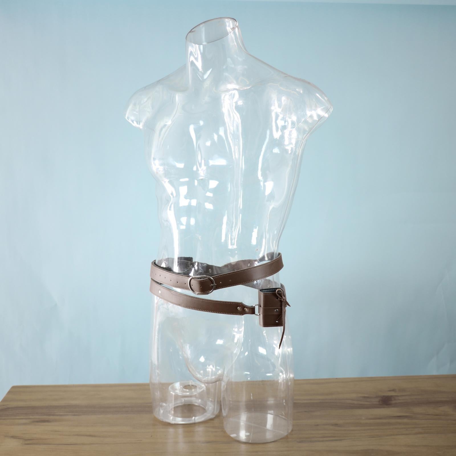 Medieval Costume Lace Up Sword Holster Knight Belt Rapier Scabbard Holder Dark Brown