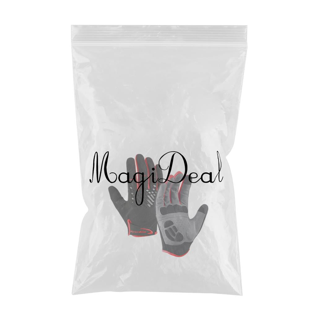 Bicycle Gloves Breathable Bike Sports Riding Equipment Mittens Red L