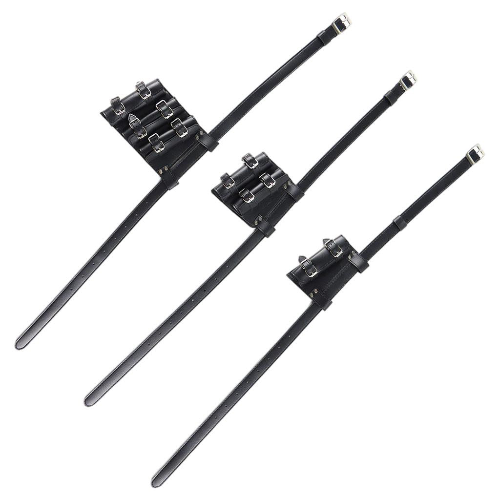 Medieval Sword Holder PU Leather Rapier Belt Waist Sheath Strap One Piece
