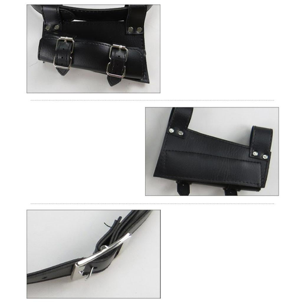 Medieval Sword Holder PU Leather Rapier Belt Waist Sheath Strap Three Pieces