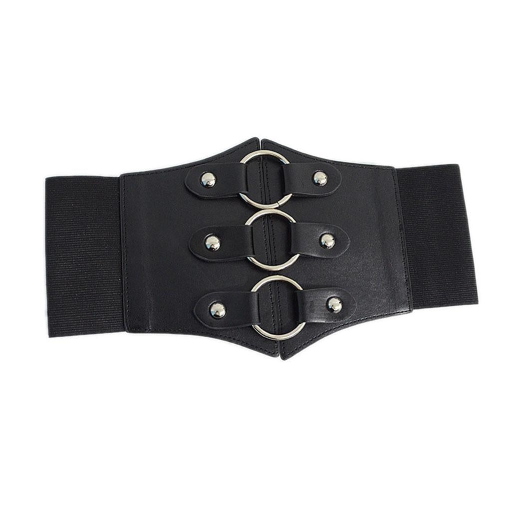 Cinch Belt Casual Women'S Steampunk Fashion Buckle for Ladies Blouse Sweater