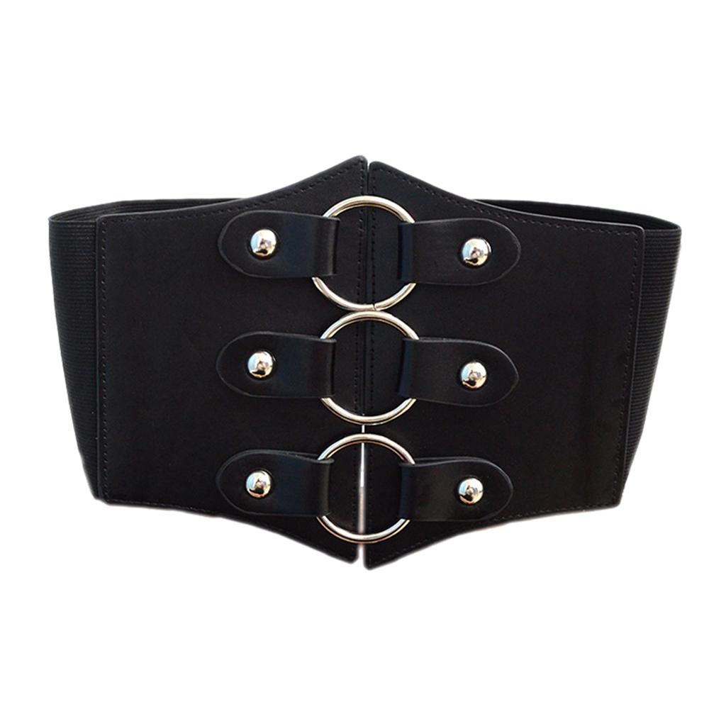 Cinch Belt Casual Women'S Steampunk Fashion Buckle for Ladies Blouse Sweater