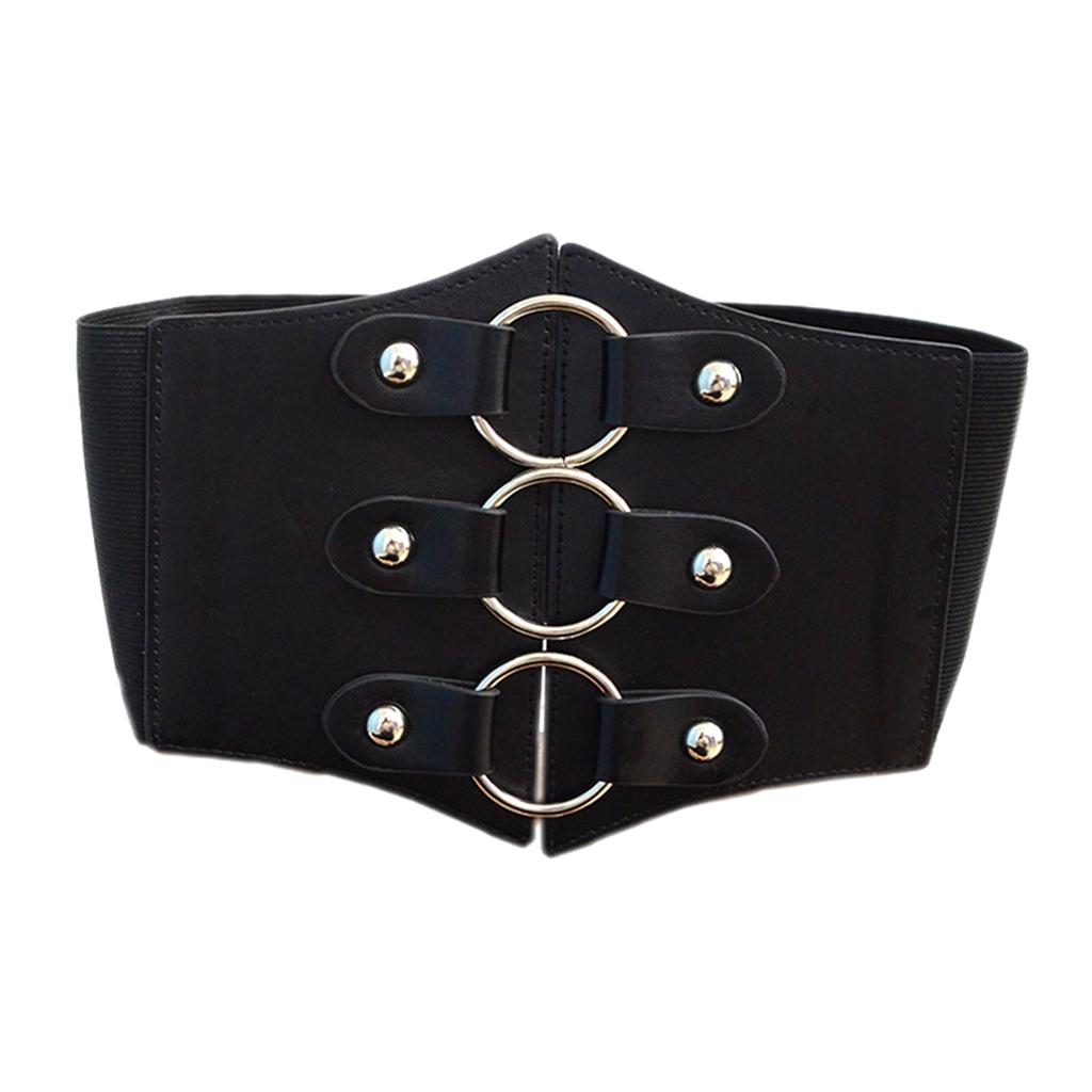 Cinch Belt Casual Women'S Steampunk Fashion Buckle for Ladies Blouse Sweater