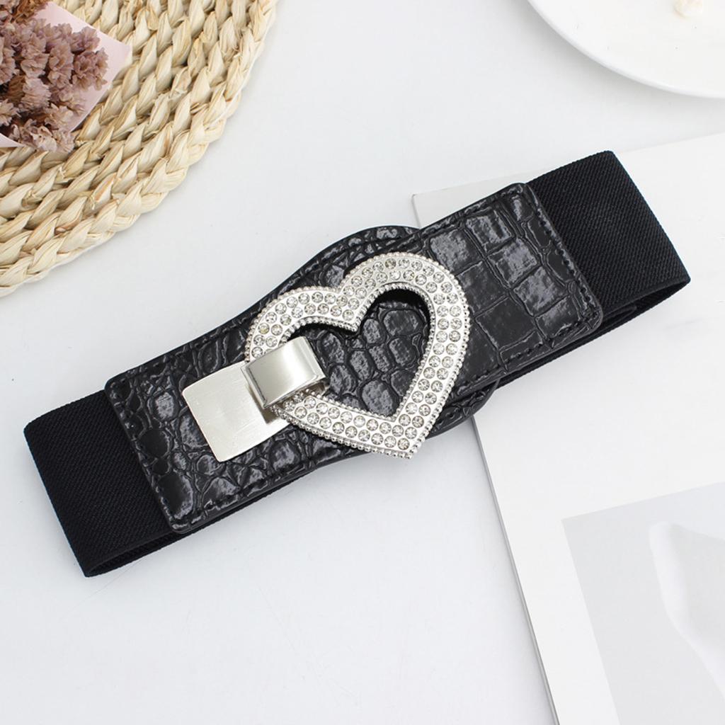 Elastic Waistband PU Leather 1 Pcs Cinch Casual for Traveling Mother Ladies EL223-6