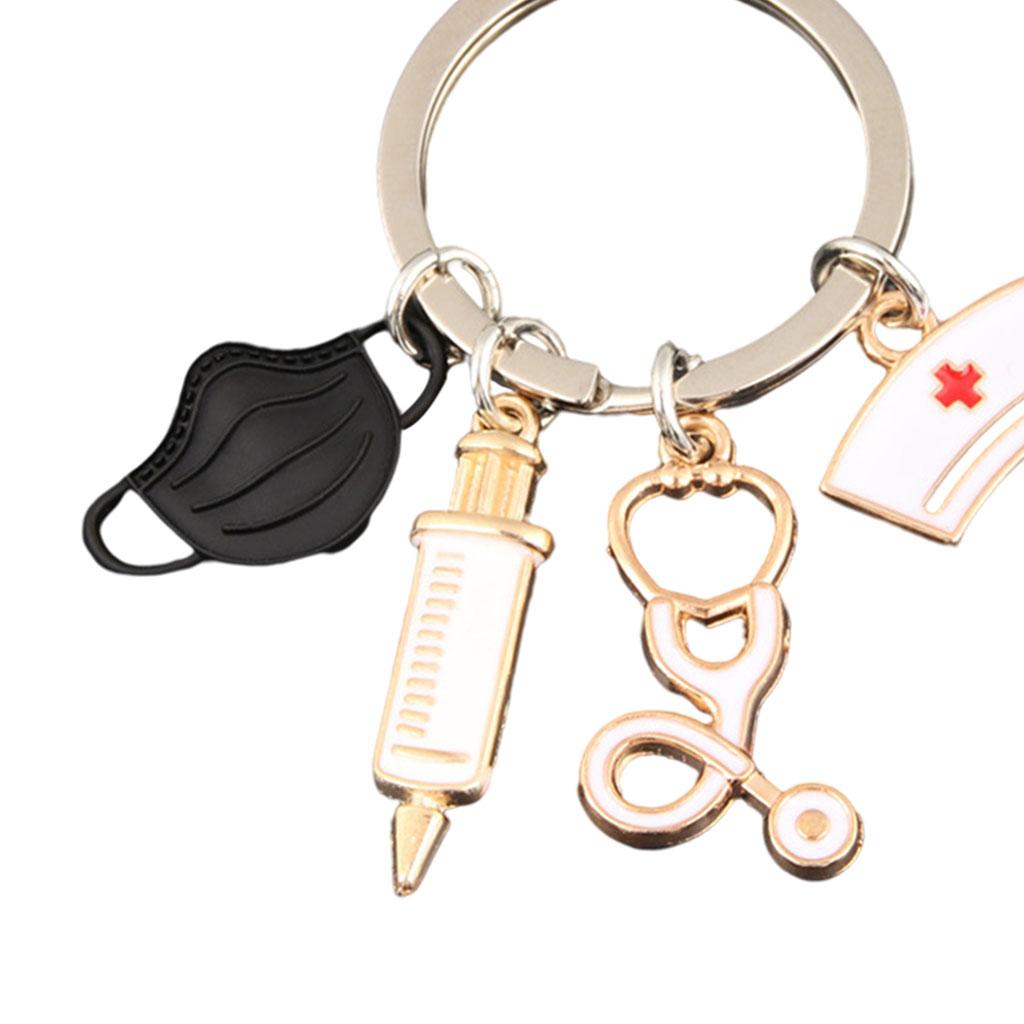 Key Chain Key Ring Car decorate Pendant Crafts Gifts black