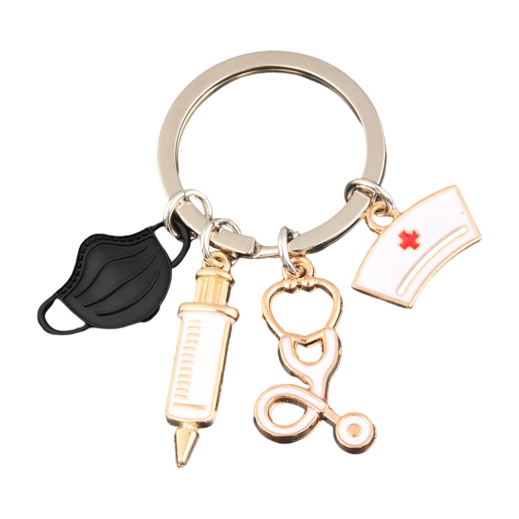 Key Chain Key Ring Car decorate Pendant Crafts Gifts black