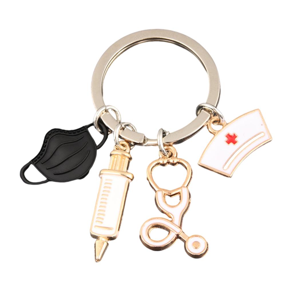 Key Chain Key Ring Car decorate Pendant Crafts Gifts black