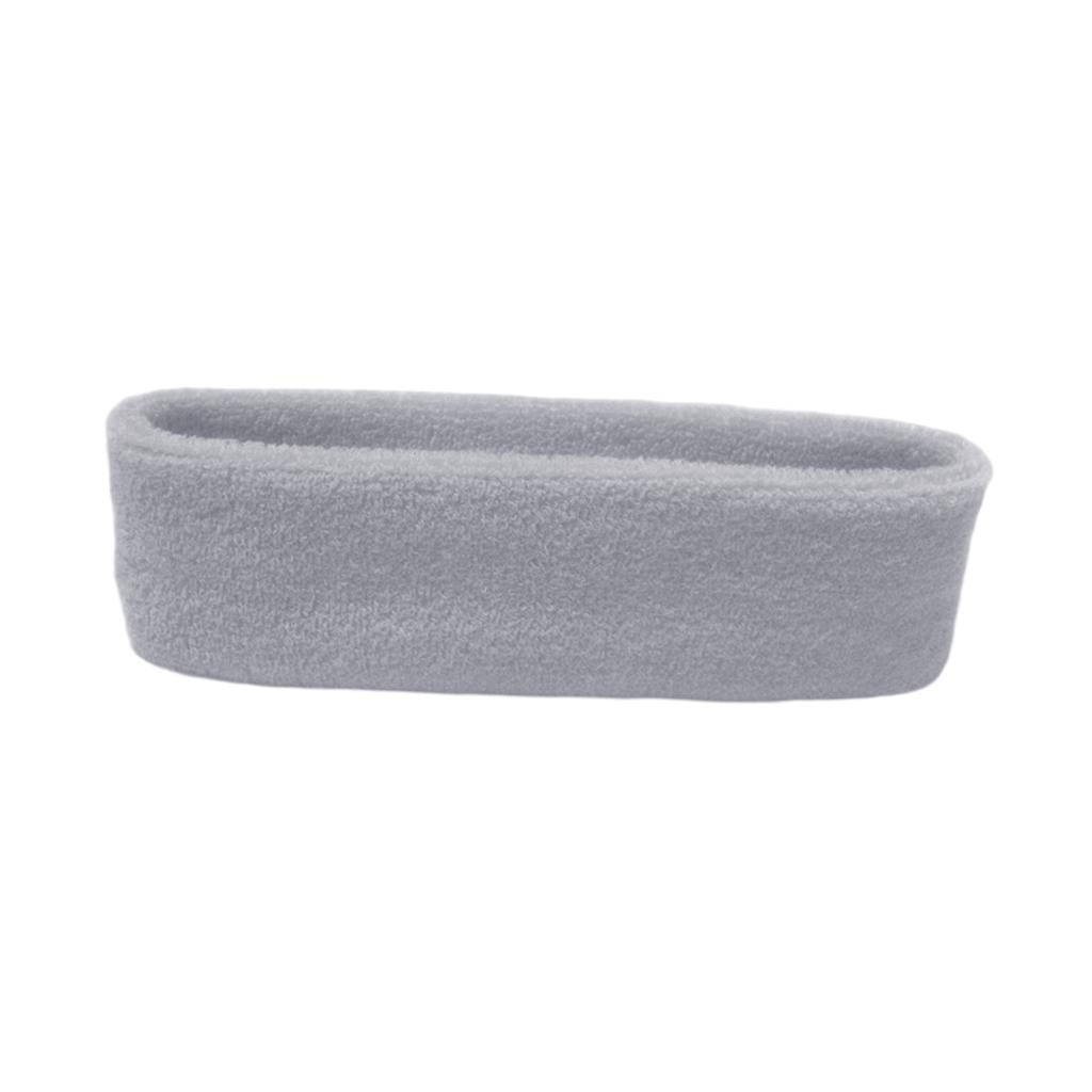 Sweatbands Towel Sports Headband Thin Elastic for Washing Bath Salon Grey