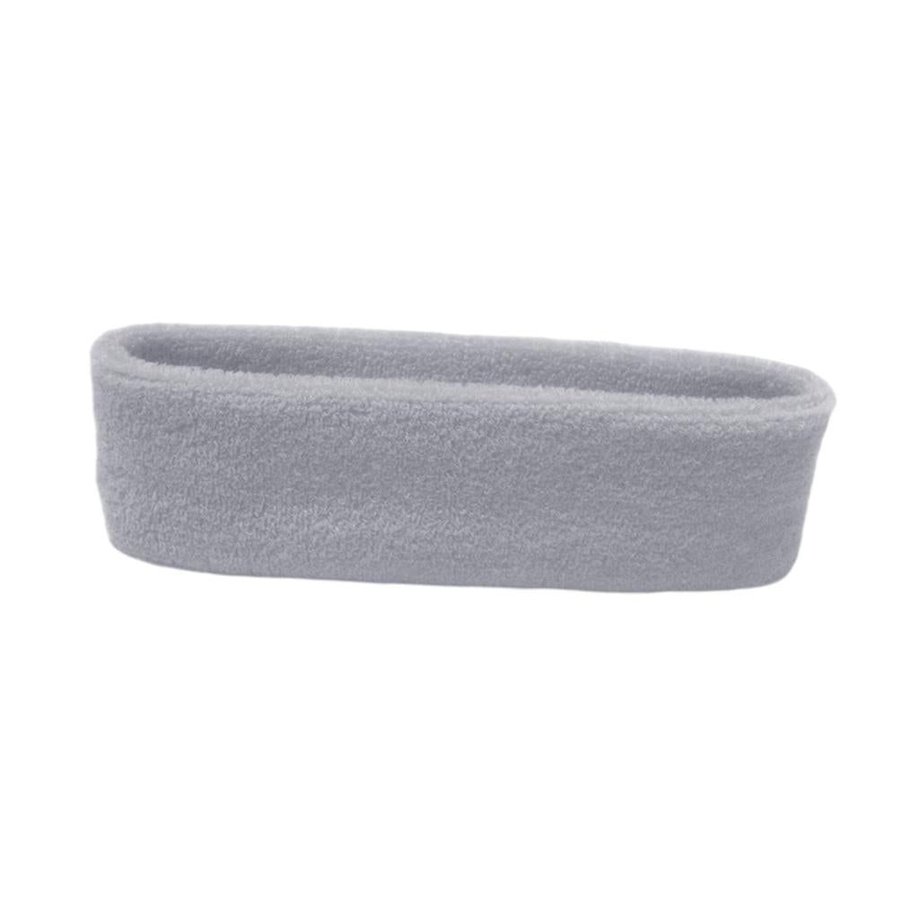 Sweatbands Towel Sports Headband Thin Elastic for Washing Bath Salon Grey