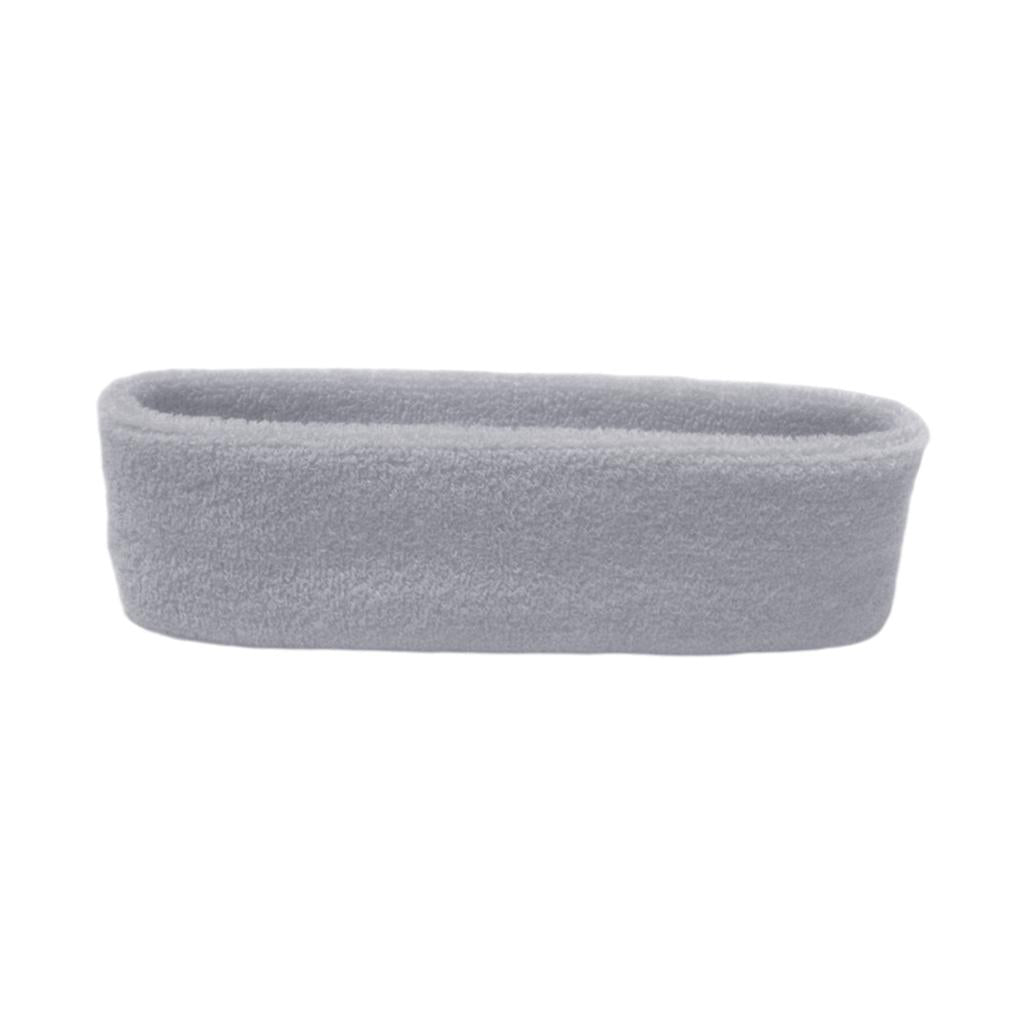 Sweatbands Towel Sports Headband Thin Elastic for Washing Bath Salon Grey