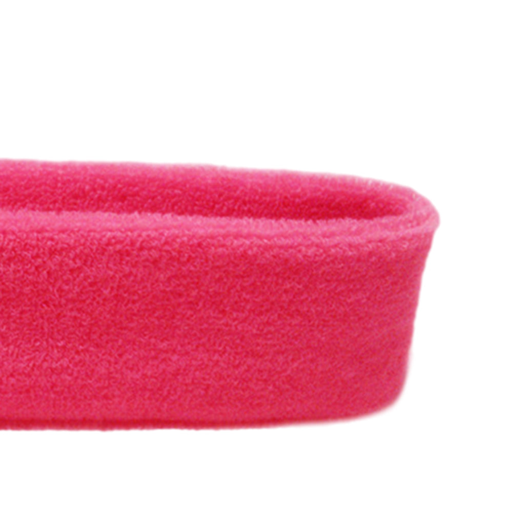 Sweatbands Towel Sports Headband Thin Elastic for Washing Bath Salon Red