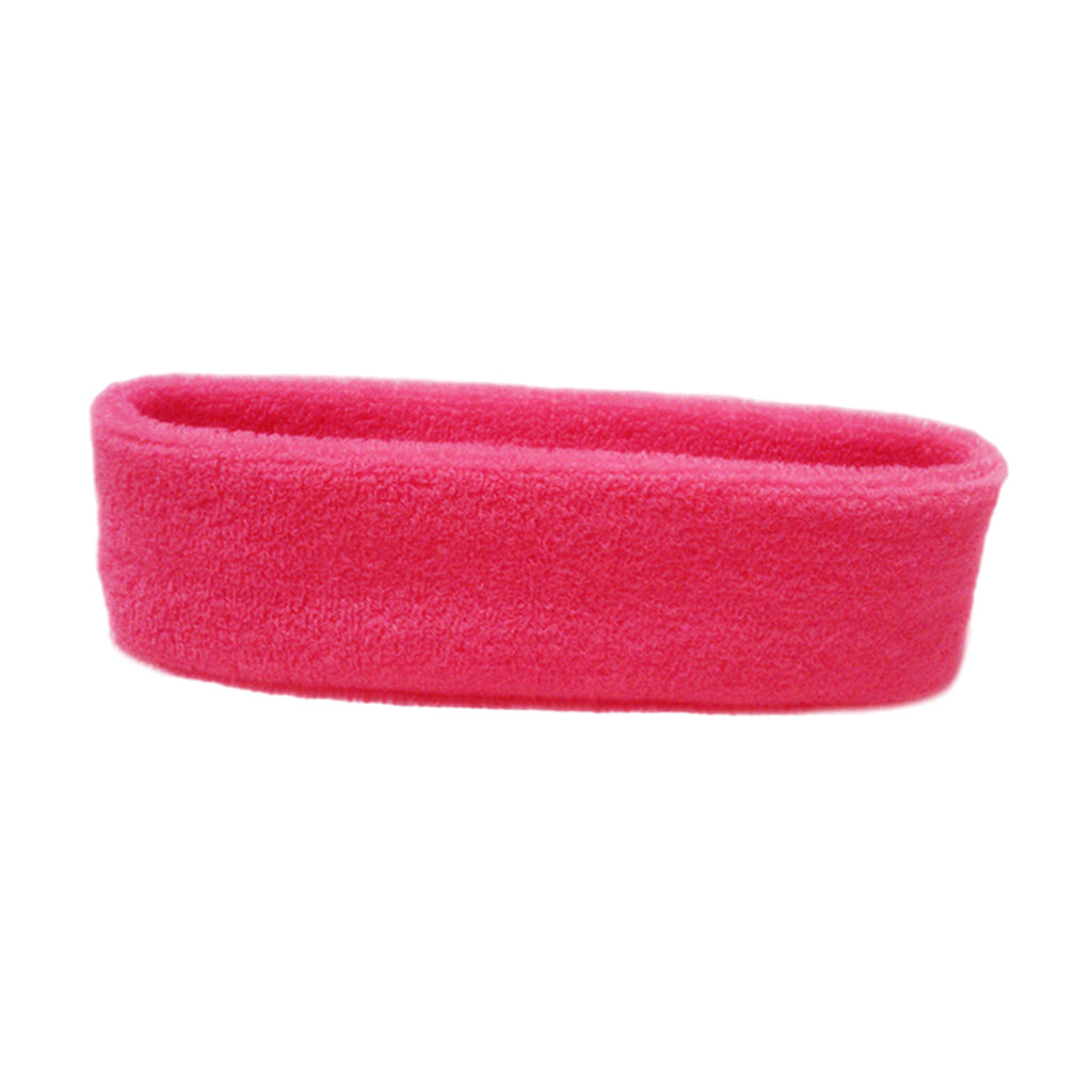 Sweatbands Towel Sports Headband Thin Elastic for Washing Bath Salon Red