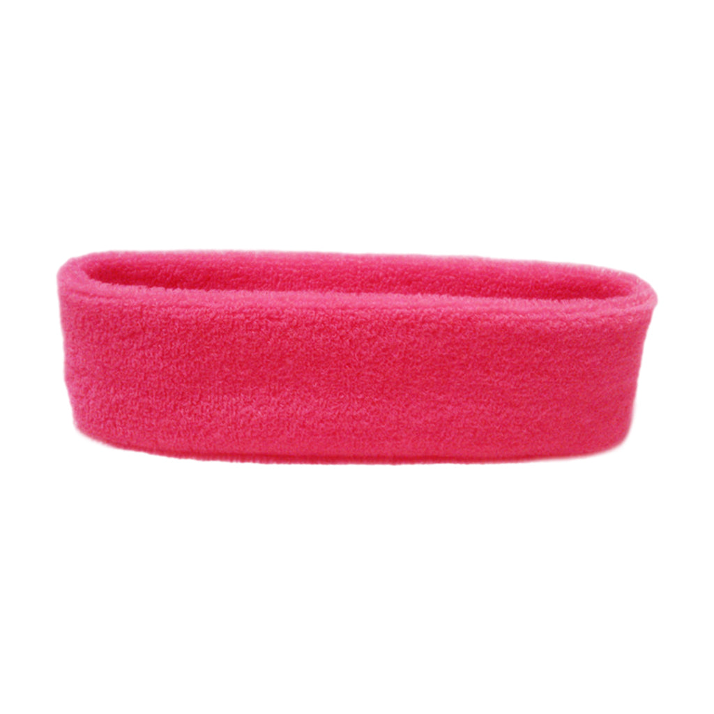 Sweatbands Towel Sports Headband Thin Elastic for Washing Bath Salon Red