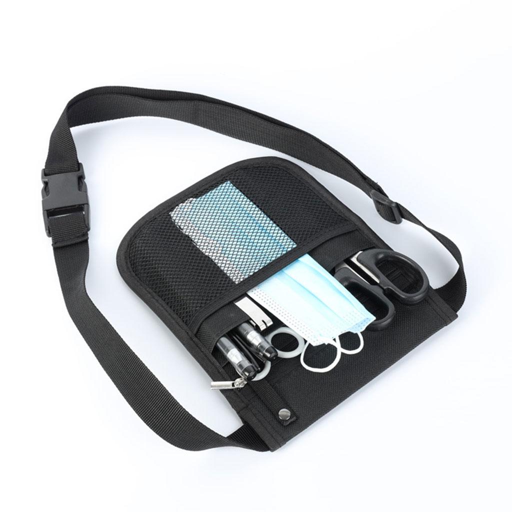 Nurse Organizer Belt Adjustable Extra Pocket Shoulder Bag Multi-Compartment