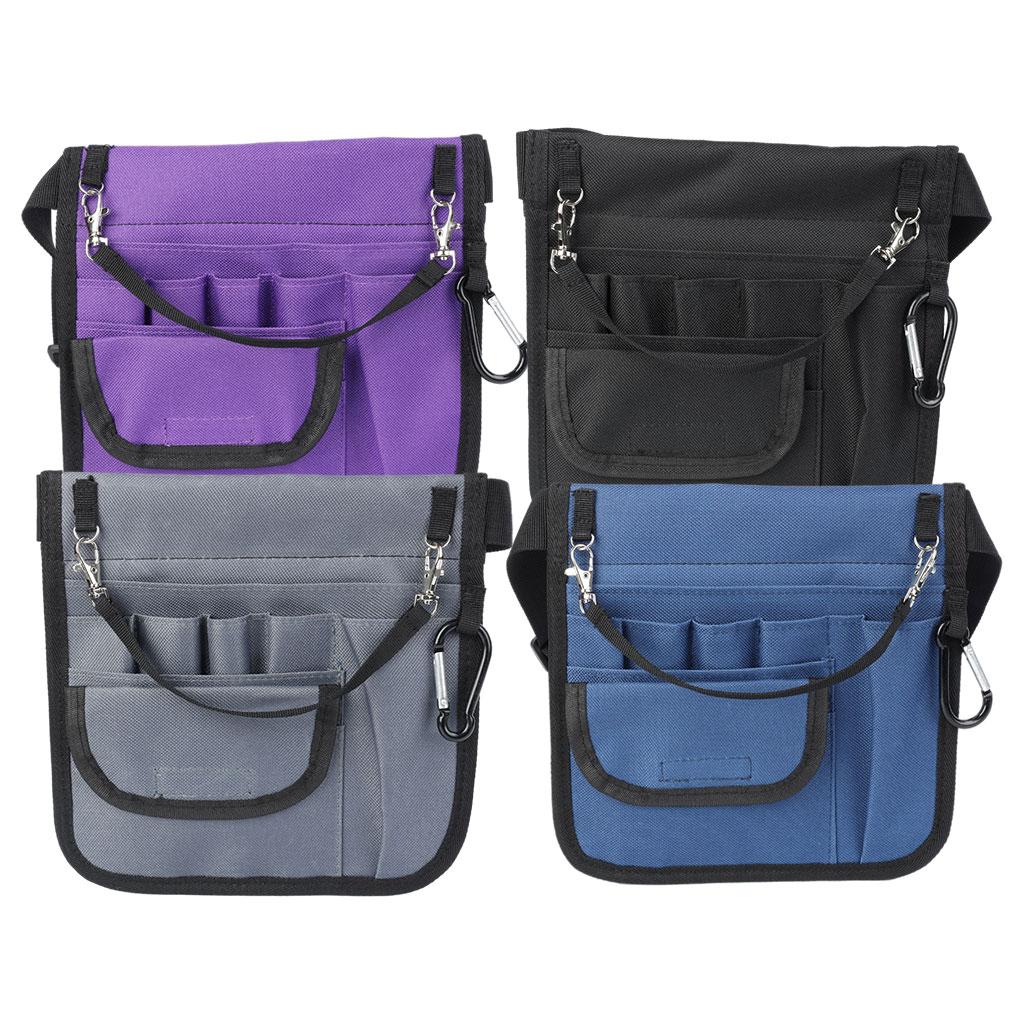 Nurse Pouch Waist Bag Pocket Quick Pick Bag Organizer Waist Bag Pouch Bag Black