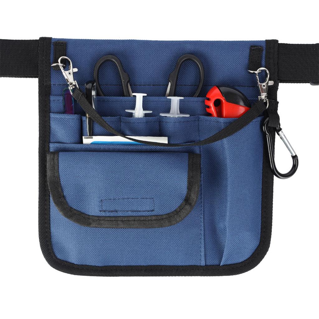 Nurse Pouch Waist Bag Pocket Quick Pick Bag Organizer Waist Bag Pouch Bag Blue