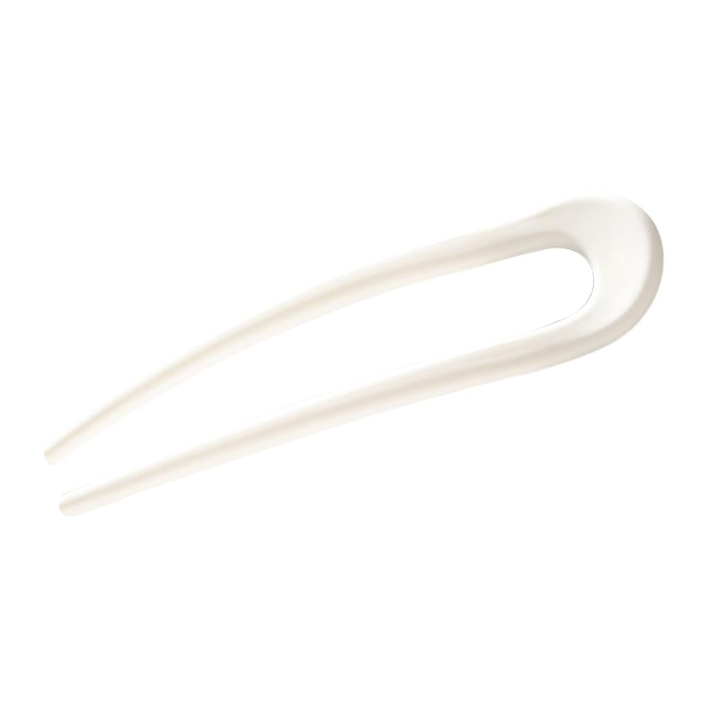 Hair Sticks Headwear U Shape Hair Pin for Lady Fashion Styling Beige