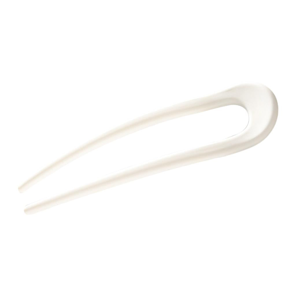 Hair Sticks Headwear U Shape Hair Pin for Lady Fashion Styling Beige