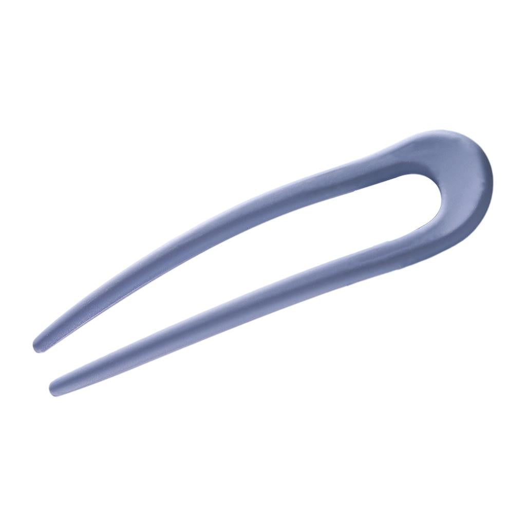 Hair Sticks Headwear U Shape Hair Pin for Lady Fashion Styling Blue