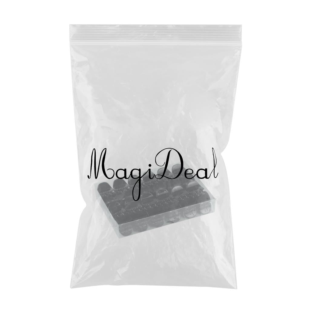 24 Pieces Hair Claws Small Mini Barrettes Hair Accessories Hair Clip Clamp Black