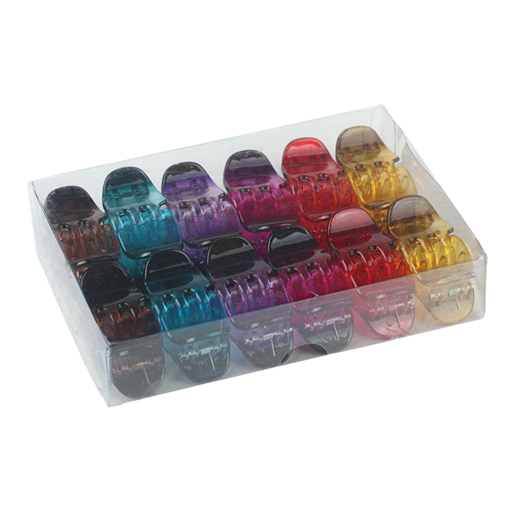 24 Pieces Hair Claws Small Mini Barrettes Hair Accessories Hair Clip Clamp Multicolor