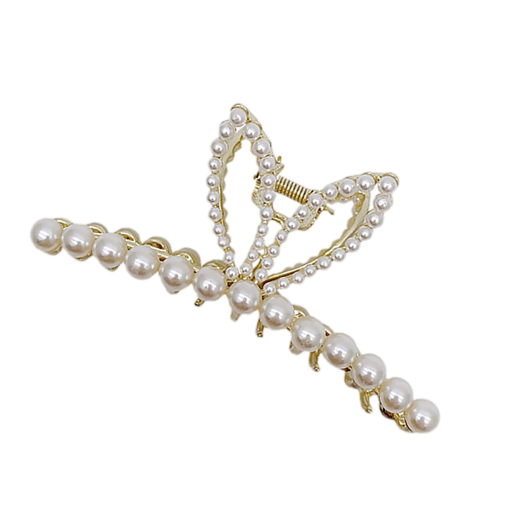 Hair Claw Pearl Hair Clip For Women Girl Makeup Hair Accessories