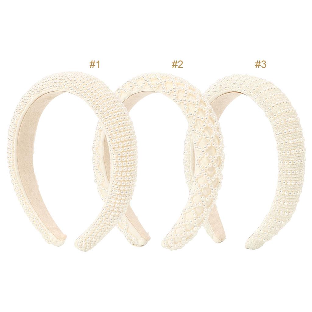 Women Elegant Pearl Headband Girls Hairband Hair Hoop Accessories Little pearl
