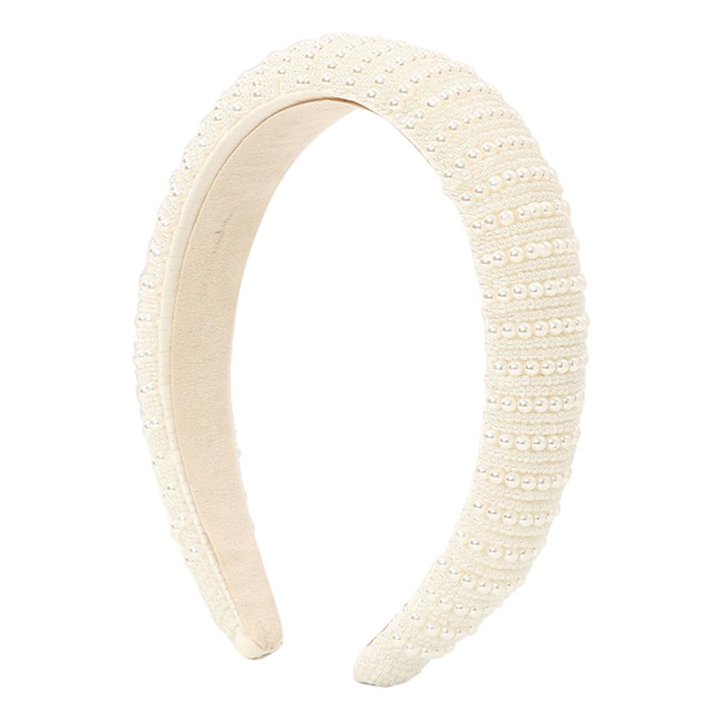 Women Elegant Pearl Headband Girls Hairband Hair Hoop Accessories Large small pearls
