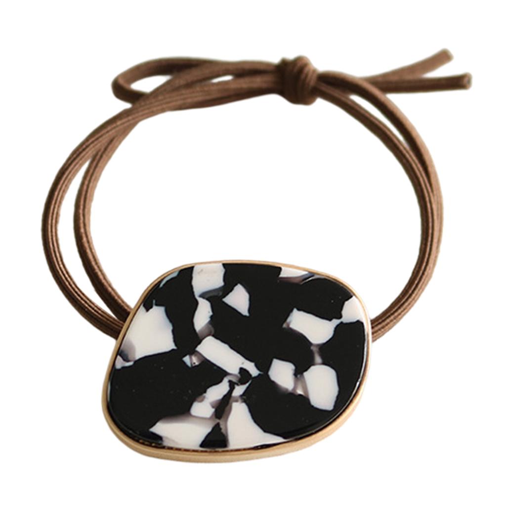 Hair Ties Fashion Simple Headwear Hair Accessories Hair Bands Black white
