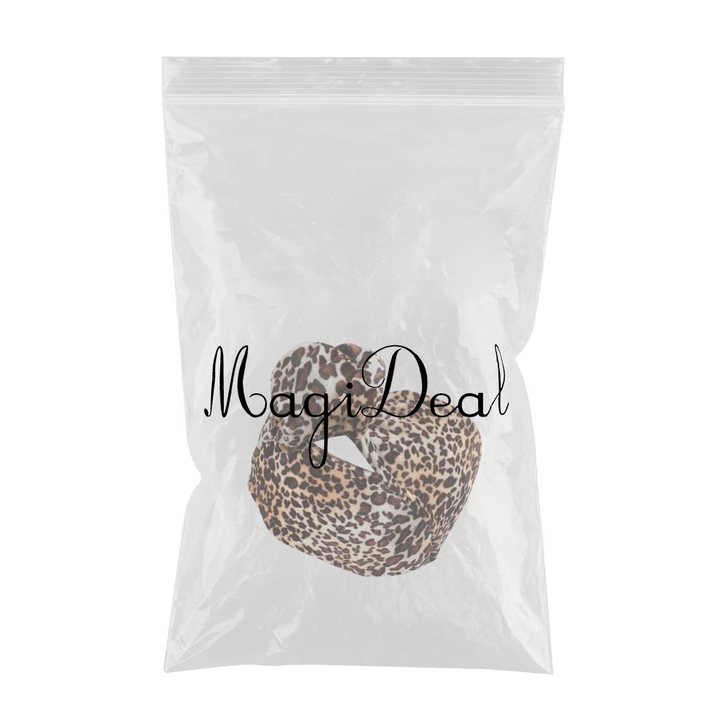 Women Wire Headwear Hair Band Headband Holiday Headdress Girl Hair Holder Coffee Leopard Print