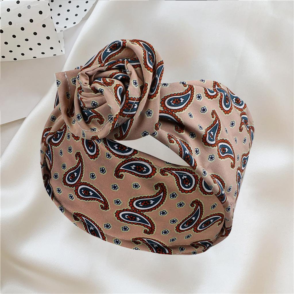 Women Wire Headwear Hair Band Headband Holiday Headdress Girl Hair Holder Khaki