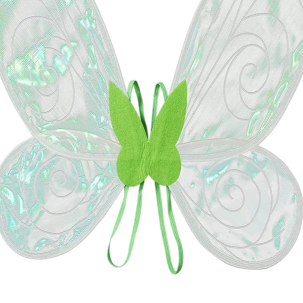 Butterfly Angel Fairy Sparkle for Halloween Cosplay Costume Girls Green