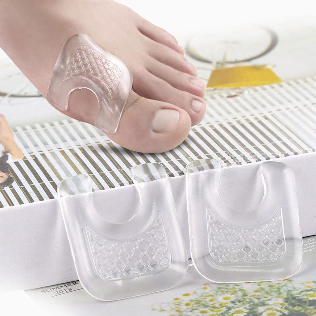 2Pcs Set Soft Toe Corn Pad Callus Cushion Transparent Wear-Resistant Shoe