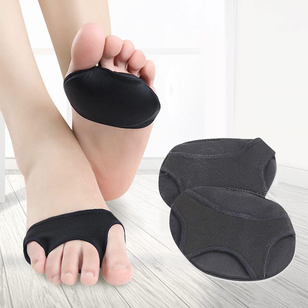 Foot Pads, Metatarsal, Soft Comfort Self Adhesive Design black M