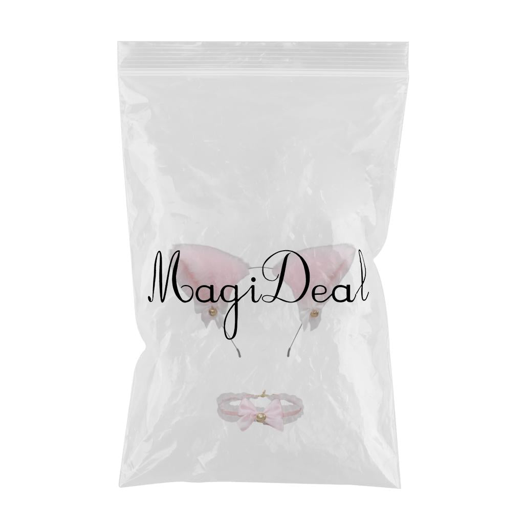Cat Ears Head Hoop Hair Holder Hairband Headwear Accessories for Festival pink