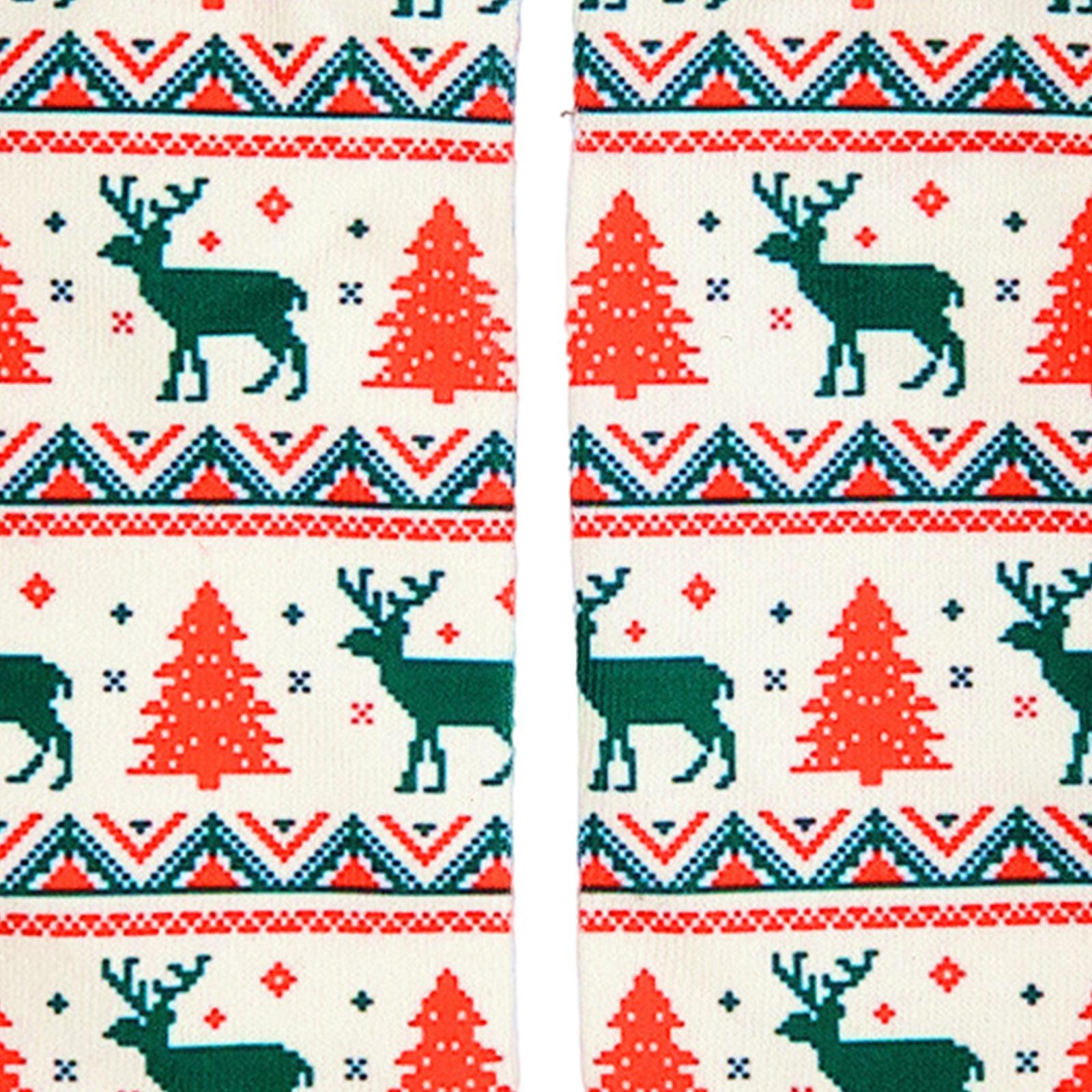 Fashion Low Crew Socks Chrismas Short Sock Breathable for Girls Boys Men Cristmas Tree Deer