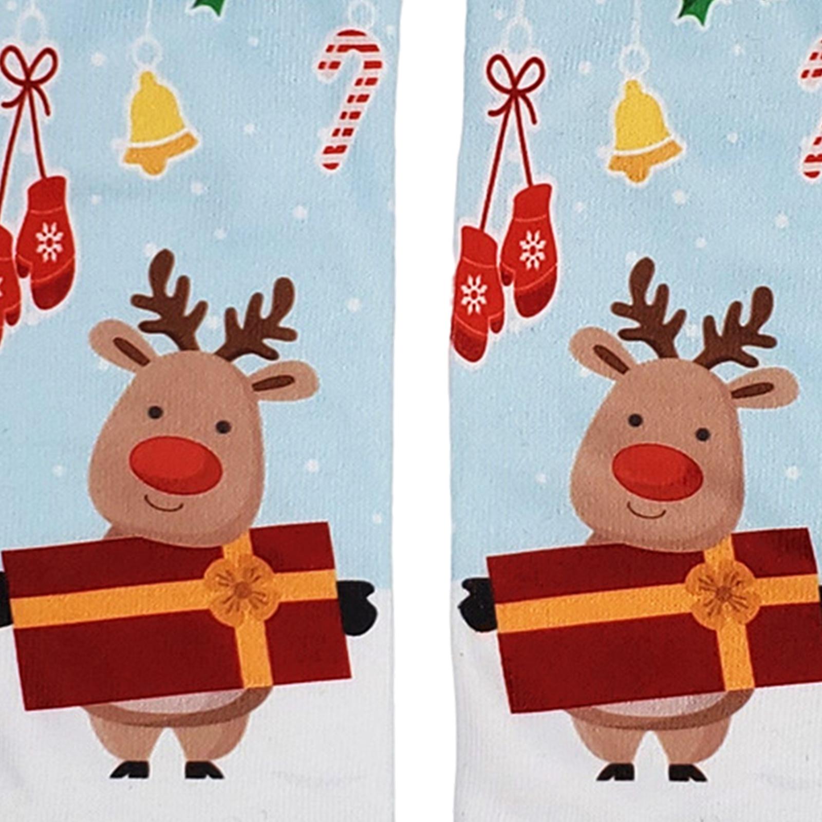 Fashion Low Crew Socks Chrismas Short Sock Breathable for Girls Boys Men Cute Deer Present