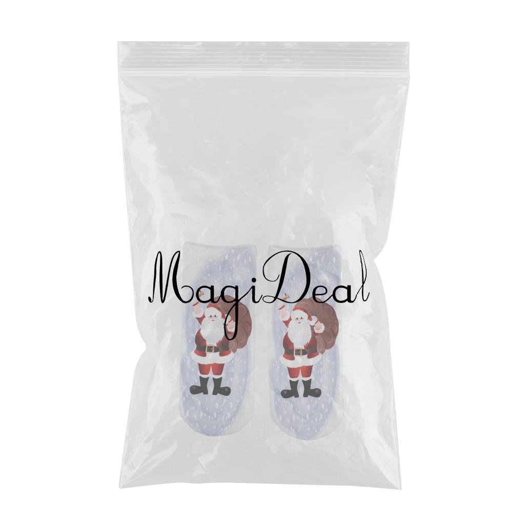 Fashion Low Crew Socks Chrismas Short Sock Breathable for Girls Boys Men Santa  Purple
