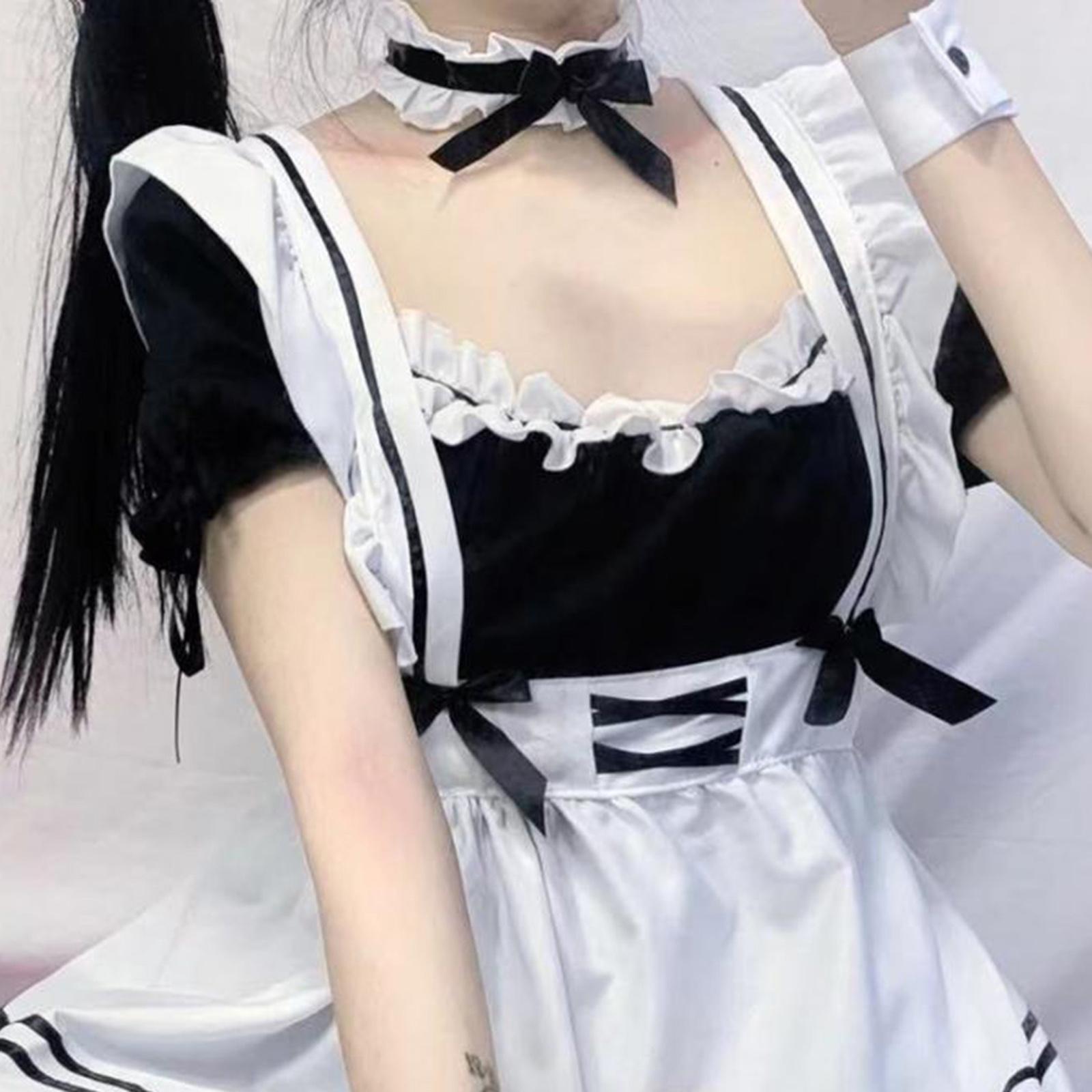 Maid Costume Maid Dresses Classic Sweet Lolita Japanese Anime Maid Outfit S