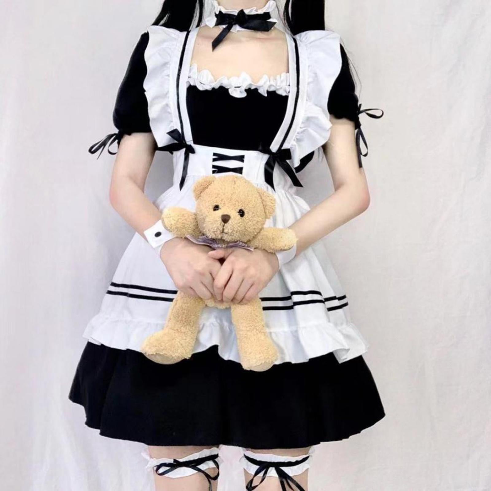 Maid Costume Maid Dresses Classic Sweet Lolita Japanese Anime Maid Outfit S