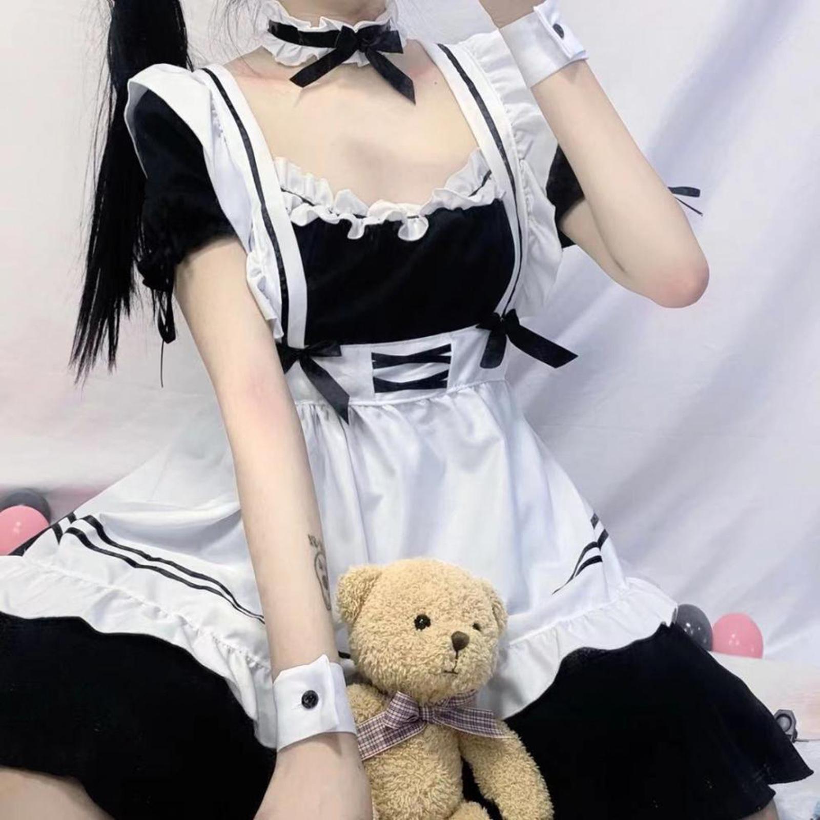 Maid Costume Maid Dresses Classic Sweet Lolita Japanese Anime Maid Outfit S